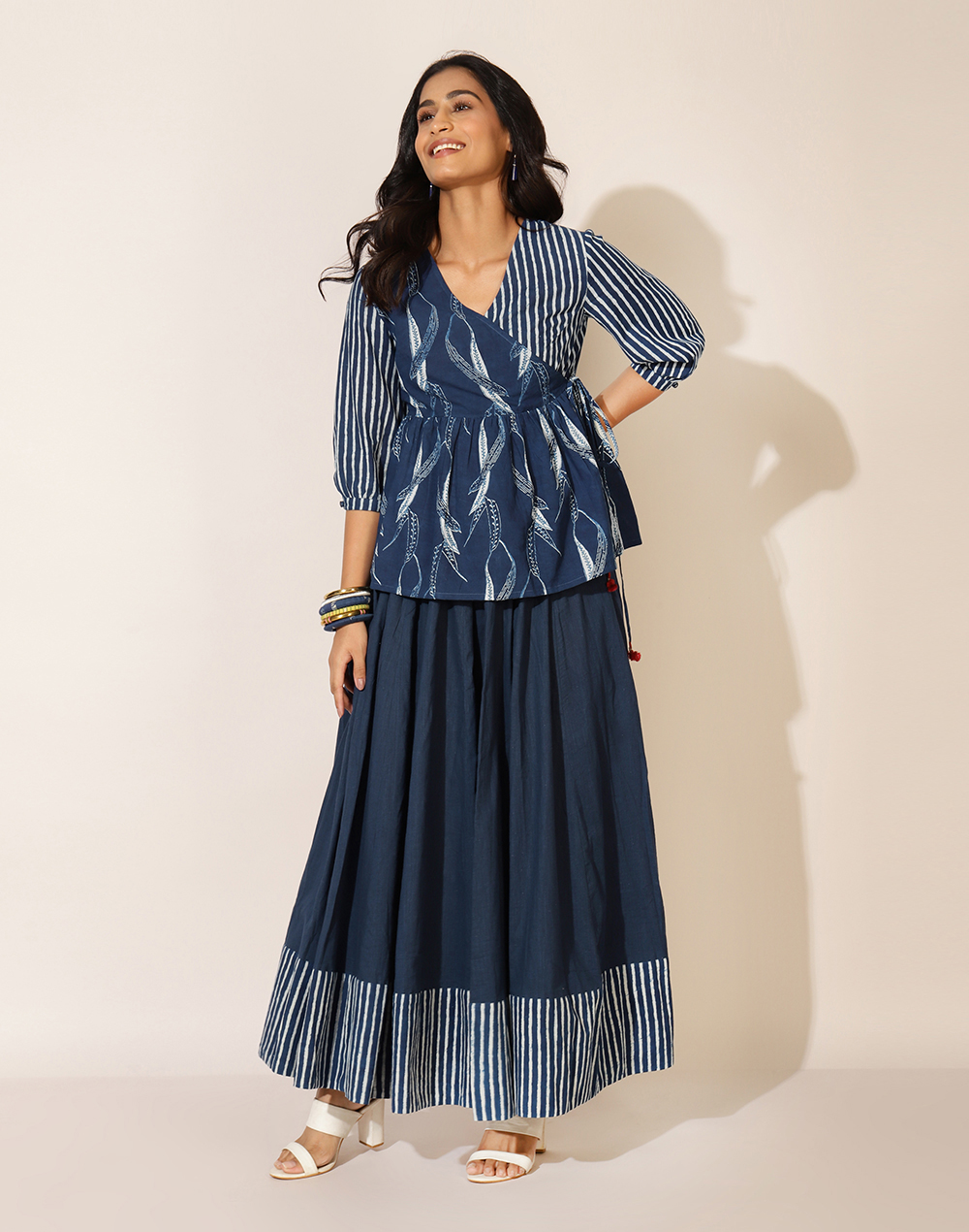 Ethnic Clothing African Women Skirts Sets PealsTop And For Bazin Riche  Party Long Skirt Set WY6972 From Alberty, $51.25 | DHgate.Com